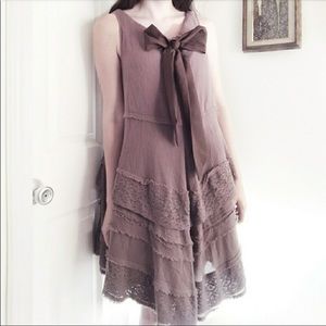 Anthropologie Zehavale layered trapeze dress 10